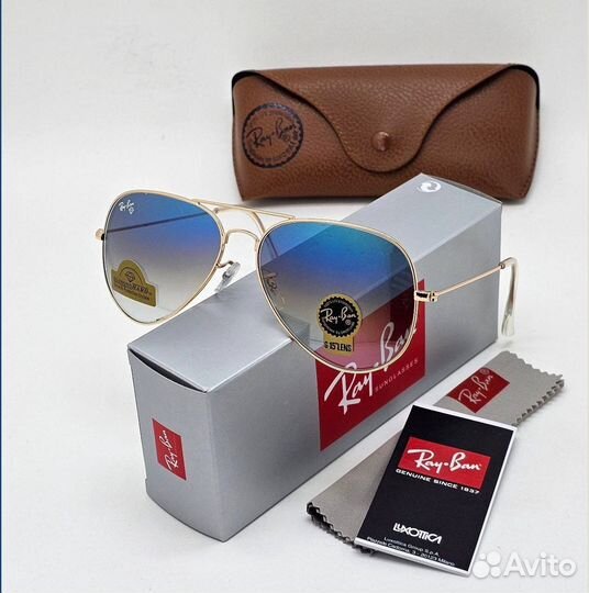 Классические мужские очки Ray Ban aviator