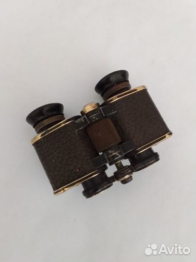 Редкий бинокль carl zeiss 3-крат.номерной 1918 год