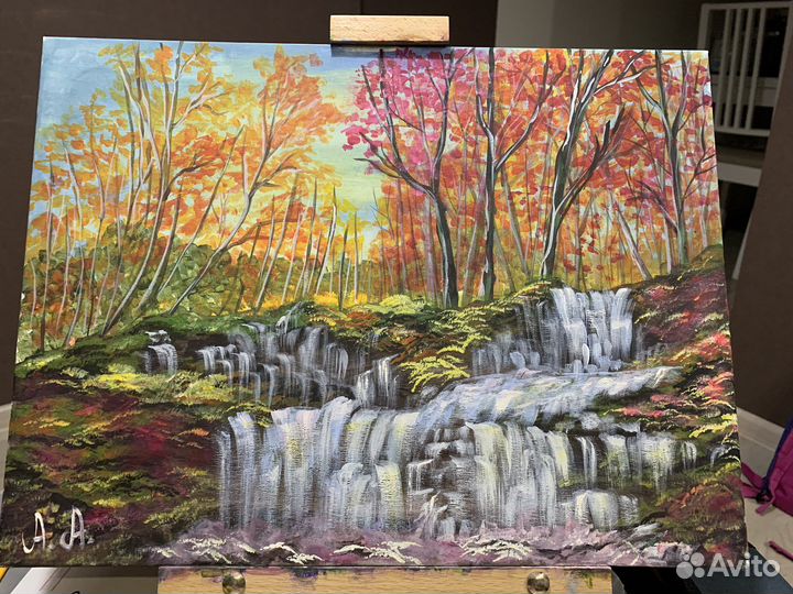 Картина акрилом на холсте