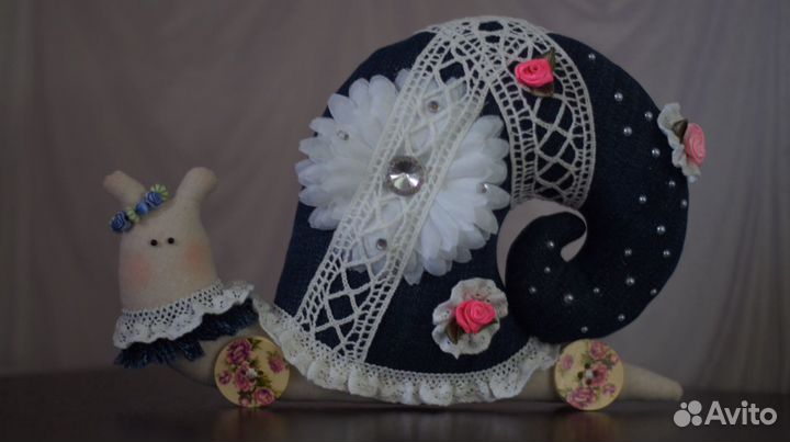 Текстильная улитка Тильда