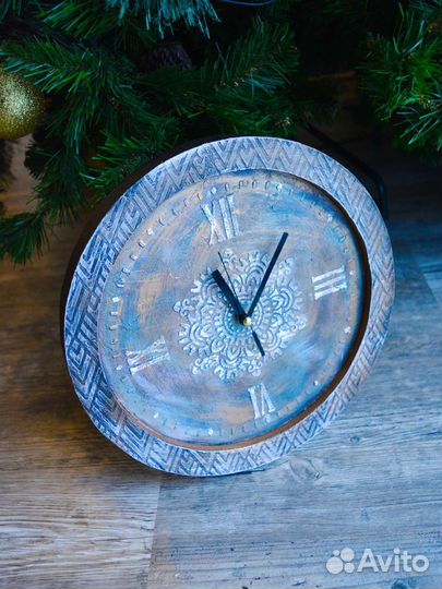Часы настенные ручной работы