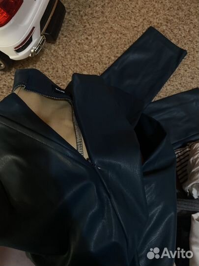 Кожаные леггинсы