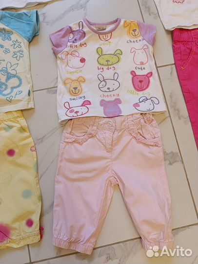 Вещи пакетом для девочки 12-18 месяцев