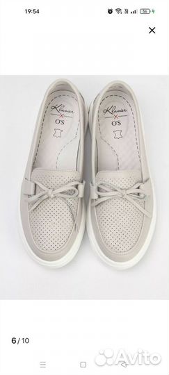 Мокасины женские кожаные 37р