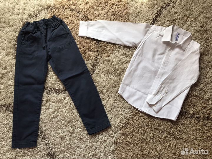 Рубашка и брюки р.116-122
