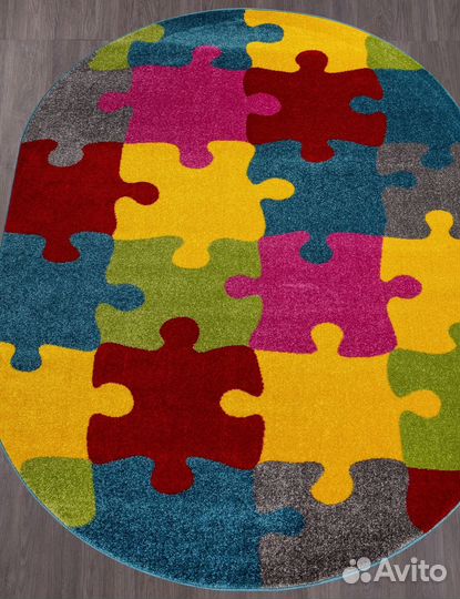 Детские ковры овальные 3х3 м