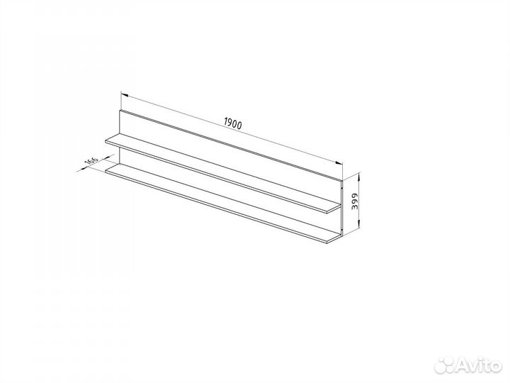 Кровать двухъярусная Толедо 1пя