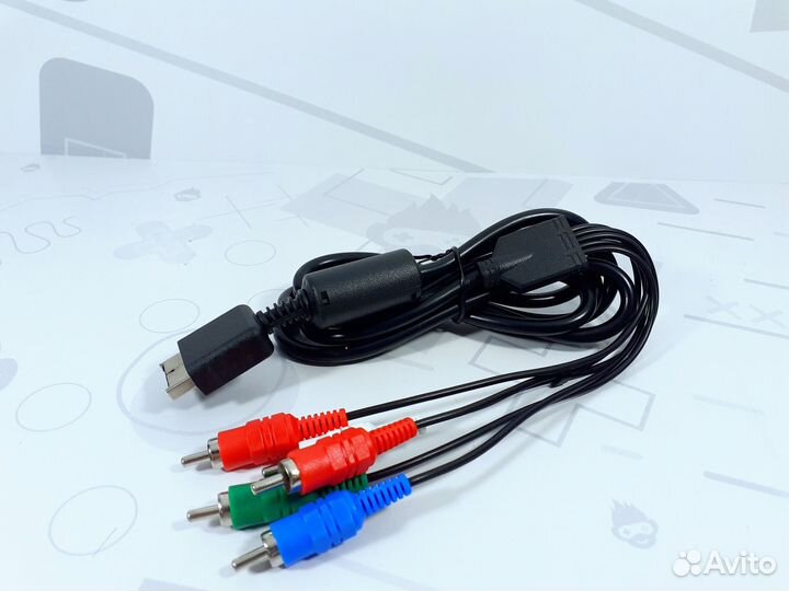 Кабель PlayStaiton AV Компонентный PS1/PS2/PS3