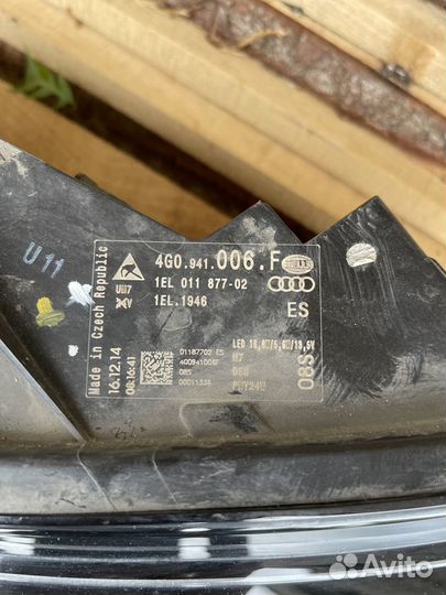 Фара правая Audi A6 4 C7 2014-2018