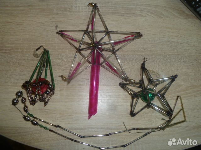 Елочные игрушки попугай,собака,медведица,лампа