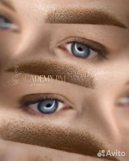 Перманентный макияж бровей губ и век татуаж