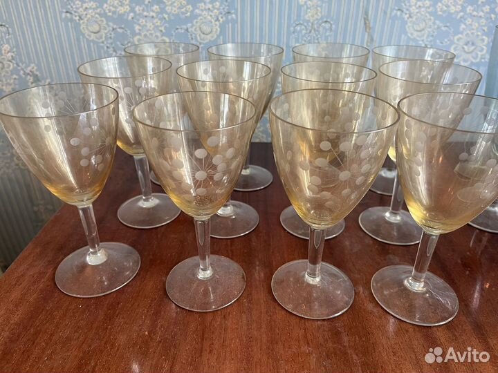 Фужеры хрустальные СССР, рюмки, креманки