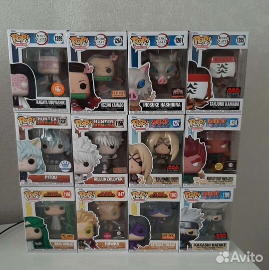 Funko pop/ one piece/ naruto/ demon slayer
