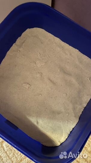 Кинетический песок 3 кг с песочницей