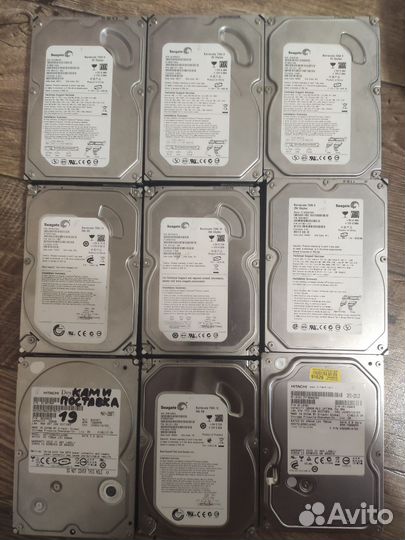 HDD Жесткие диски SATA ata 3.5 2 tb - 80 gb