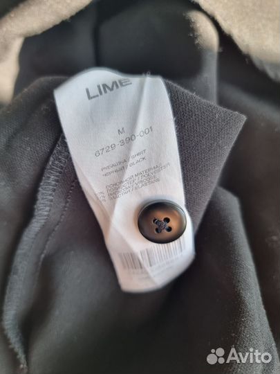 Рубашка lime чёрная