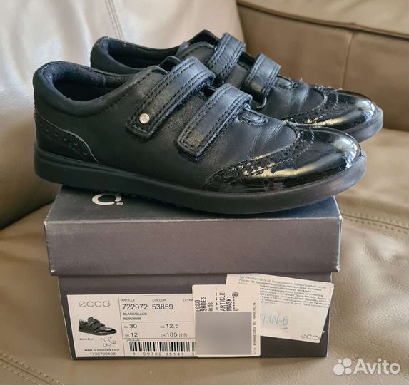 Школьные туфли Ecco 30 размер