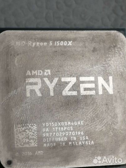Процессор (обмен) AMD ryzen 5 1500X