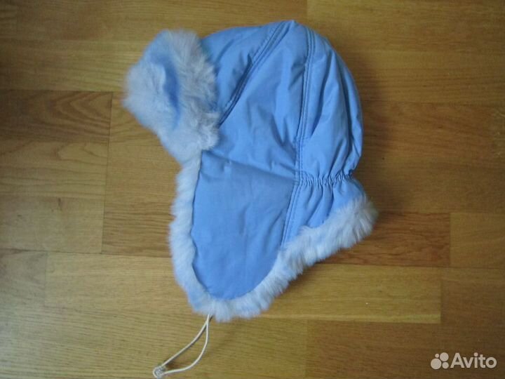 Шапка ушанка зимняя новая, 7-9 лет