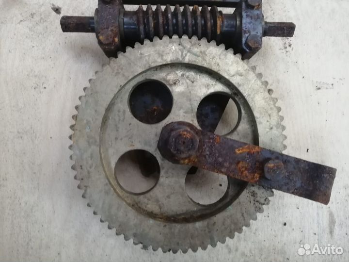 Червячная пара редуктора поворота