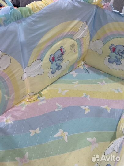 Комплект в кроватку с бортиками