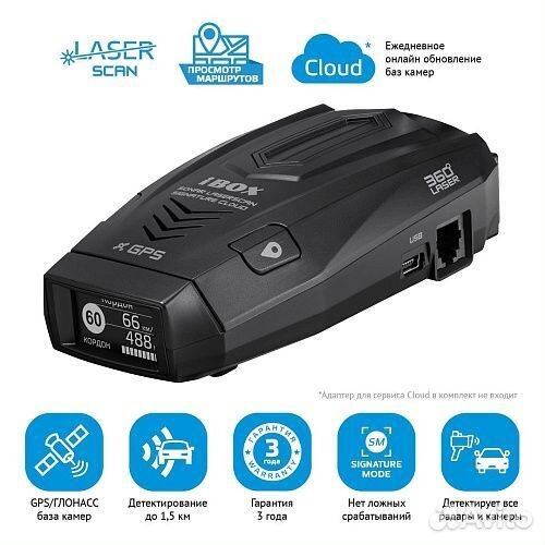 Радар-детектор iBOX Sonar LaserScan SignatureCloud