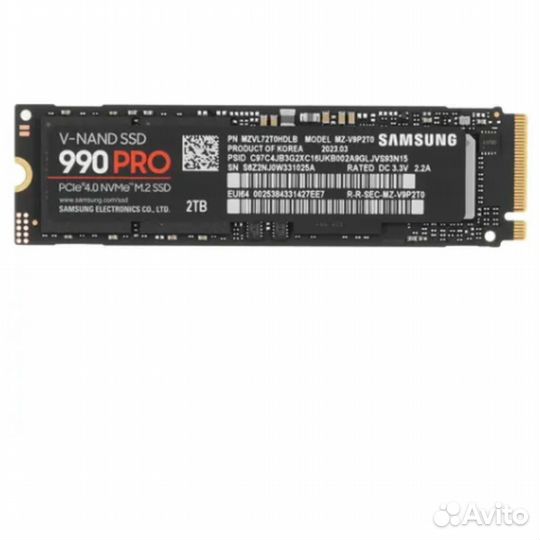Внутренний SSD-накопитель 2000Gb Samsung #377673