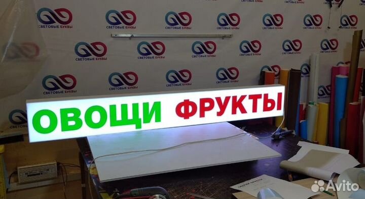 Световой короб (Овощи фрукты)