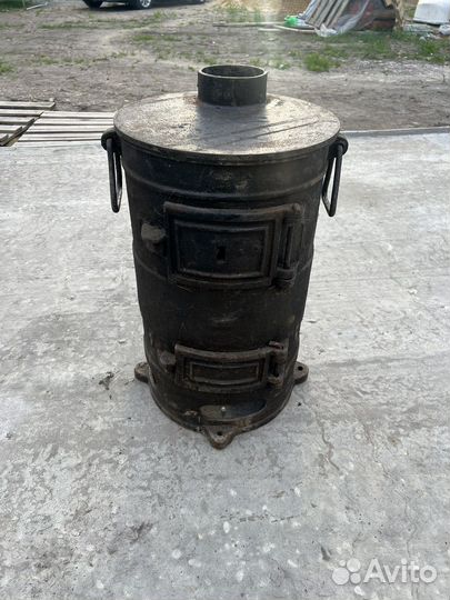 Печь буржуйка чугунная СССР