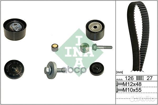 Комплект ремня грм renault duster/laguna/megane