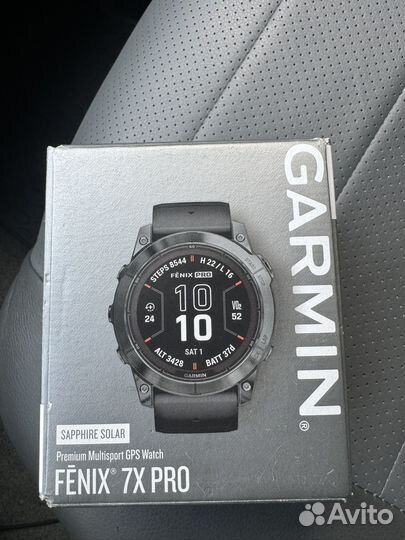 Часы garmin fenix 7x pro sapphire titanium