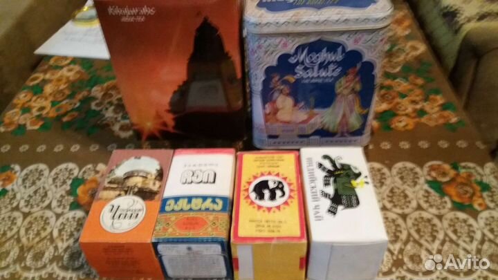 Чай Индийский,Грузинский. СССР