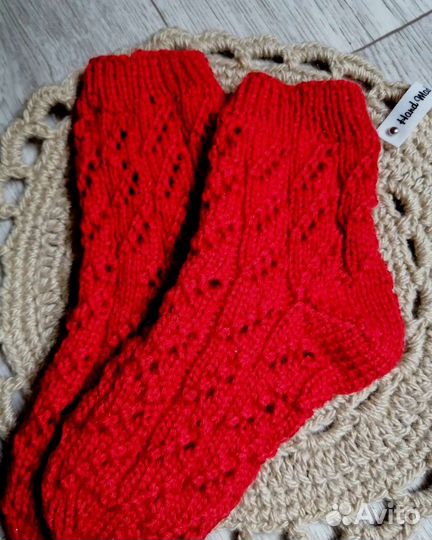 Вязаные носки