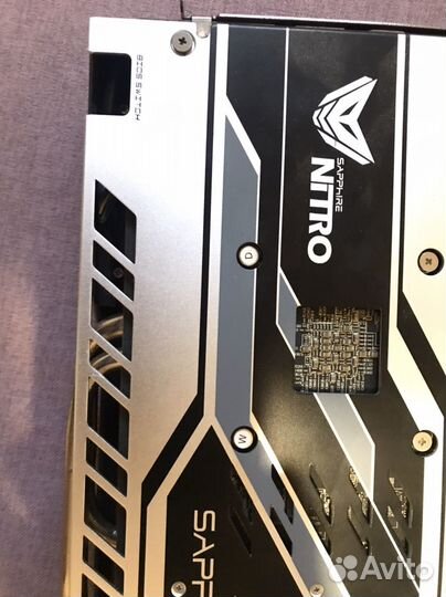 Видеокарта rx580 8gb sapphire nitro