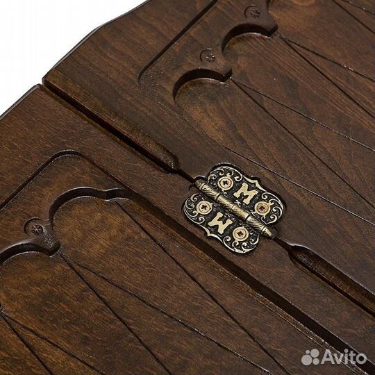 Нарды и шашки резные Герб Чечни 61 х 60 см бук Азербайджан 62622