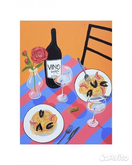 Картина маслом на холсте