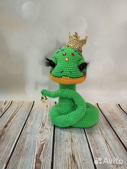 Змейка вязанная