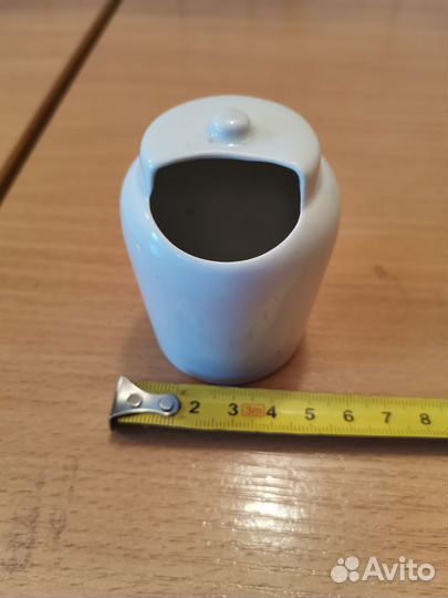 Горчичница фарфор СССР