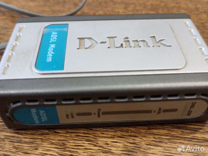 DSL-200 adsl модем c USB интерфейсом и сплиттером
