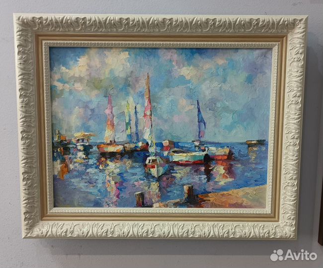 Картина холст масло сочинский худочжник