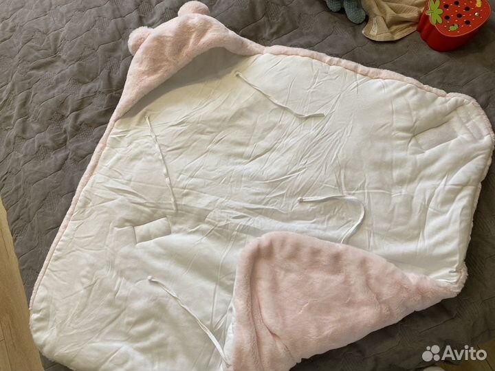 Конверт/одеяло на выписку зимний для девочки