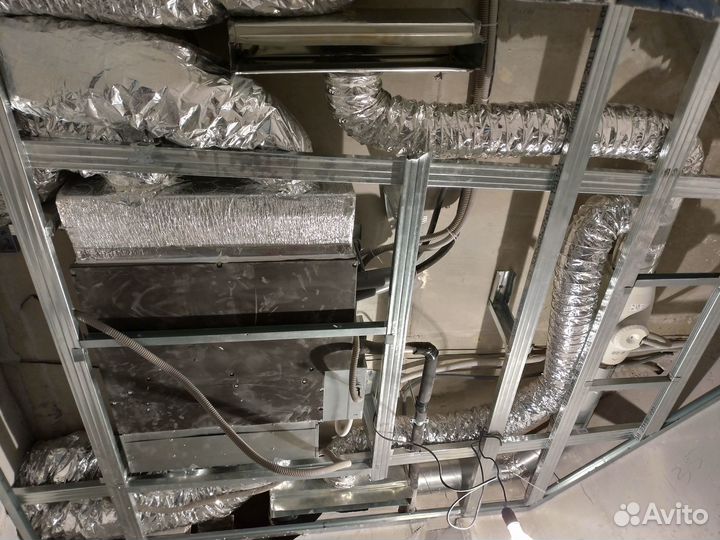 Приточно-вытяжная установка, монтаж вентиляции