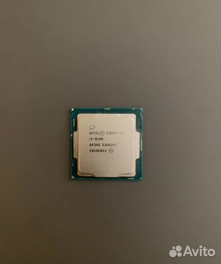 Процессор Intel core i3 8100