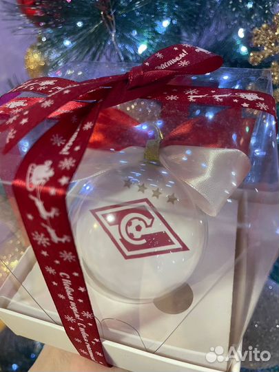 Шар на елку спартак 7 см