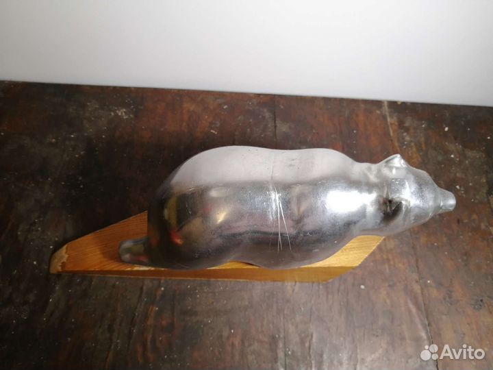 Статуэтка Медведь ямз металл СССР