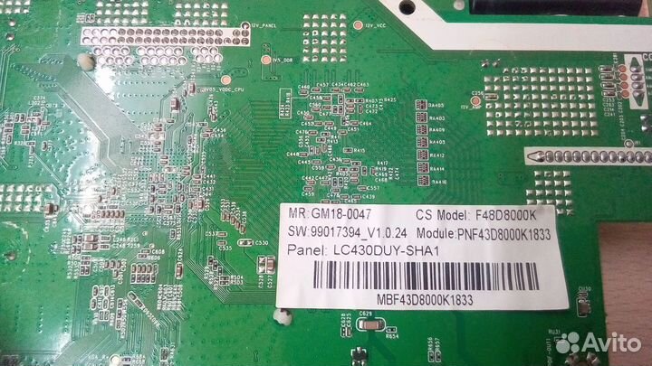 Плата main для телевизора