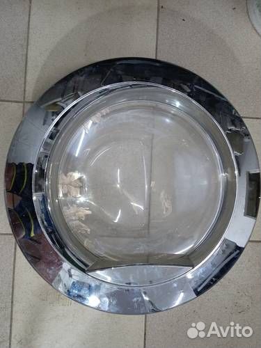 Люк для стиральнльной машины LG большой хром Л25
