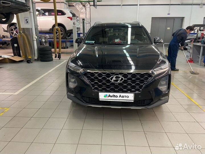 Hyundai Santa Fe 2.2 AT, 2019, 133 636 км