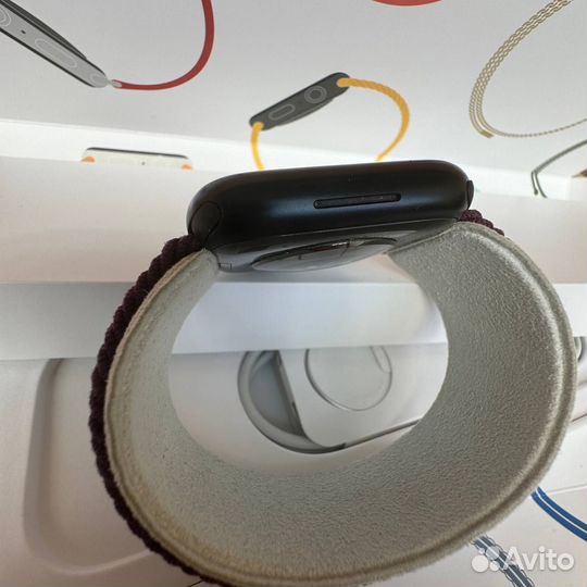 Часы apple watch 7 45 mm midnight (оригинал)