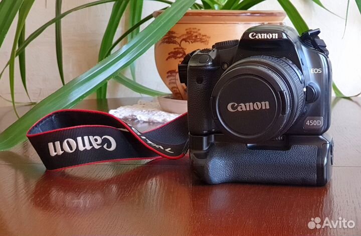Зеркальный фотоаппарат canon 450D
